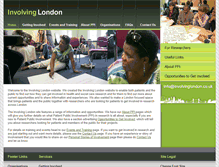 Tablet Screenshot of involvinglondon.co.uk